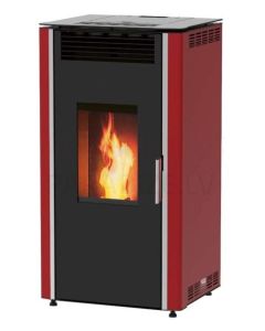 ALFA PLAM air heating pellet fireplace without central heating LUCA 12kW
