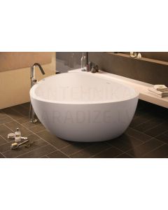 AQUATICA отдельно стоящая ванна TRINITY-M Relax VelveX Air Massage 172x150 (Fine Matte)