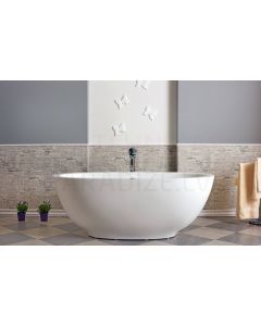 AQUATICA free standing bathtub KAROLINA 2 180x95 Relax Air Massage (white)