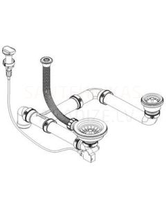 Aquasanita wash basin siphon AQ-004H