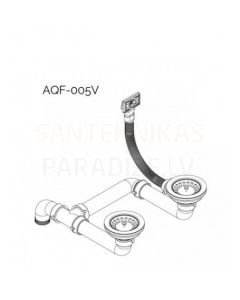 HELIKA сифон для раковины AQF-005V