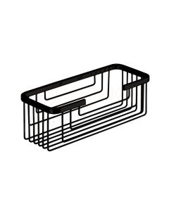 Shower basket 25.2x10.2x8.8, black