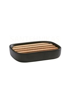 Soap dish Oscar, black