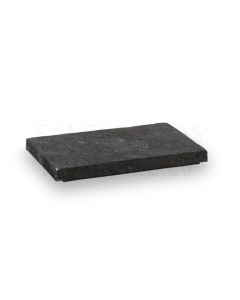 Soap dish Slate, black 14 x 9 x 1