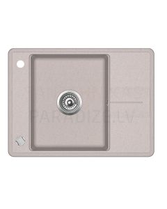 HELIKA akmens masas virtuves izlietne BELLA (AW) 700 Beige 67x50 cm