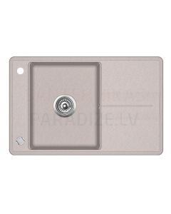 HELIKA akmens masas virtuves izlietne BELLA (AW) 800 Beige 78x50 cm