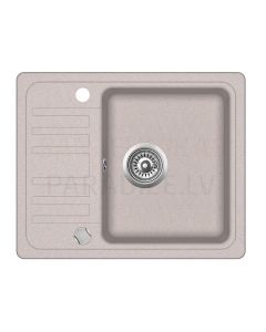 HELIKA akmens masas virtuves izlietne NOTUS (AW) 575 Beige 57.5x46 cm