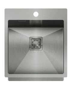 HELIKA nerūdijančio plieno virtuvės kriauklė AIRA Graphite finish (PVD) 450 45x51 cm