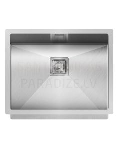 Aquasanita stainless steel kitchen sink DERA 550 55x45 cm