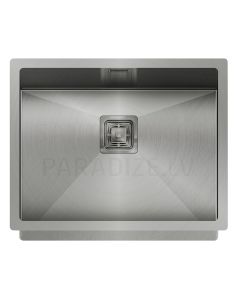 HELIKA nerūdijančio plieno virtuvės kriauklė DERA Graphite finish (PVD) 550 55x45 cm