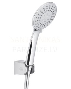 KFA MOZA chrome shower head with holder