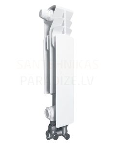 KFA alumīnija radiators G350F/D ( 1 riba/sekcija) (apakšējais savienojums)