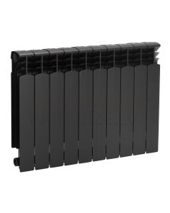 KFA alumīnija radiators G500F BLACK ( 1 ribas/sekcijas)
