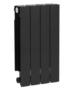 KFA alumīnija radiators ADR 500 ( 1 riba/sekcija) Melns