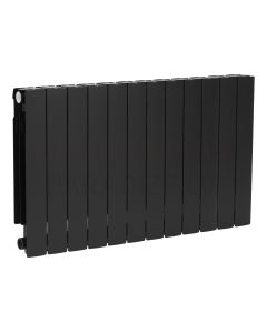 KFA alumīnija radiators ADR 500 (12 ribas/sekcijas) Melns