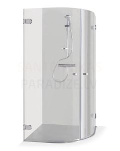 Baltijos Brasta shower enclosure JULIJA transparent glass 190x90x90