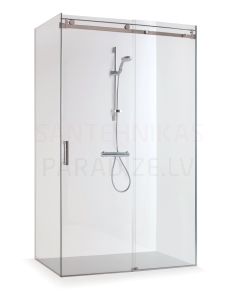Baltijos Brasta shower enclosure MILDA satin 200x120x90