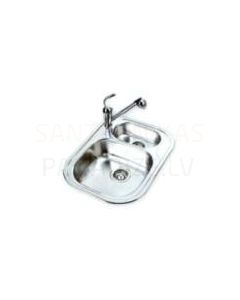 Stainless steel sink UKINOX GAP 628.488 15GT 8K 