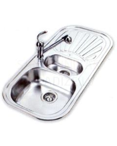 Stainless steel sink UKINOX GAP 1008.488 15GW 8K 