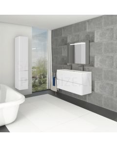 BLU izlietnes skapītis ARTE 598x396x550 (Lily white)