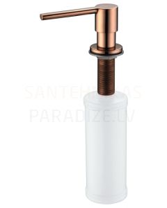 Škidro ziepju trauks INOX PREMIUM PINK GOLD 