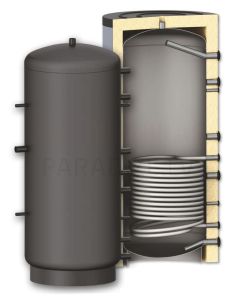 BURNIT accumulation tank PR 2000 with one heat exchanger (4.0m2)