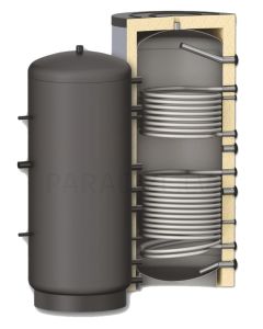BURNIT accumulation tank PR2 2000 with two heat exchangers (4.0+2.4m2)