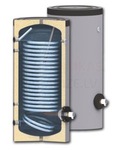 SUNSYSTEM ant grindų pastatomas kombinuotas vandens šildytuvas šilumos siurblių sistemoms SWP N 500 (3.30m2)