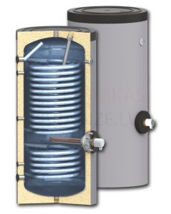 SUNSYSTEM floor standing combined water heater for heat pump systems SWP 2N 500 (1.80 + 4.36m2)