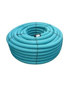 PVC drenāžas caurule bez filtra  58/50 (50m)