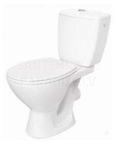 CERSANIT KASKADA 010 WC tualetas (horizontalus pajungimas) su PP klozeto dangčiu