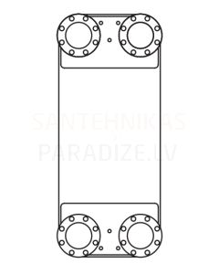 Danfoss (XB66) DN65 compact flange, designed for heating (4pcs.)