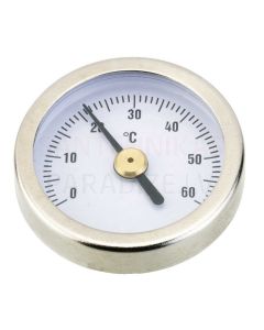 Danfoss FHD-T 1x thermometer 0-60ºC Ø35mm - for flow/return temperature measurement