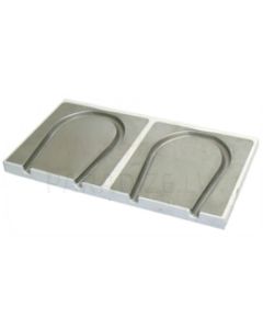 Danfoss (SpeedUp) header panel with aluminum 250x500x30mm, 125mm EZ