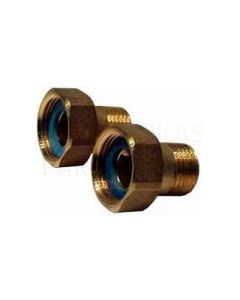 Danfoss (AVQ) ārējie vītņu uzgaļi DN15