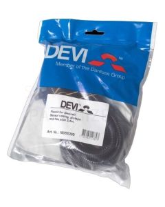 DEVI gofrētā caurule ar noslēgčaulu uzstādīšanai Flexkit par Devicell