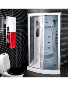 Tvaika dušas kabīne DUSCHY 115x85x217 cm