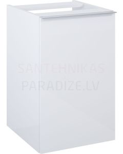 Elita vannas istabas skapītis LOOK 40 ar veļas grozu balts