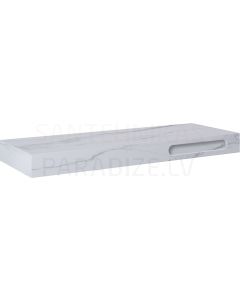 Elita marmora darba virsma CALACATTA (140/46) 12cm balta
