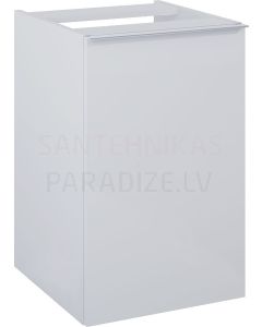 Elita vannas istabas skapītis LOOK 40 ar veļas grozu pelēks