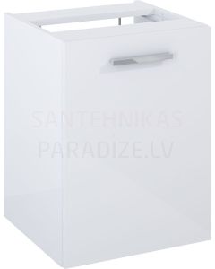 Elita шкафчик для ванной KWADRO PLUS 40 с корзиной для белья белый