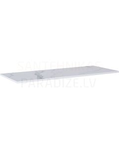 Elita marble work surface CALACATTA (140 (70+70)/49,4) 2cm white