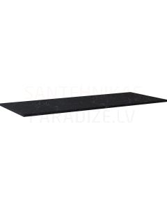 Elita marble work surface MARQUINA (140(70+70)/49,4) 2cm black