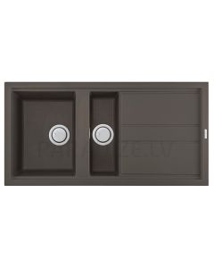 ELLECI akmens masas virtuves izlietne BEST 475 Dove pelēks 100x51 cm