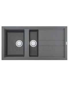 ELLECI akmens masas virtuves izlietne BEST 475 Titanium 100x51 cm