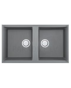 ELLECI akmens masas virtuves izlietne BEST 450 UNDERMOUNT Gaiši pelēks 83.6x48.8 cm