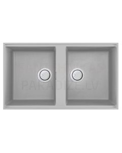 ELLECI akmens masas virtuves izlietne BEST 450 UNDERMOUNT Aluminium 83.6x48.8 cm