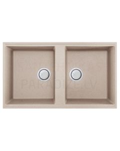 ELLECI akmens masas virtuves izlietne BEST 450 UNDERMOUNT Avena 83.6x48.8 cm