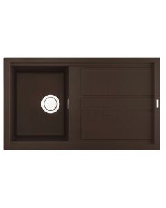 ELLECI akmens masas virtuves izlietne BEST 400 Espresso 86x51 cm