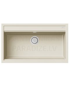 ELLECI akmens masas virtuves izlietne BEST 360 Bianco Antico 86x51 cm